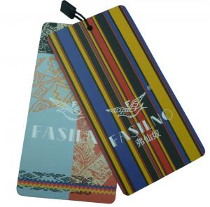 Best Coated Paper Personalized Garment Hang Tags Printing For Clothing 120 * 60 mm wholesale