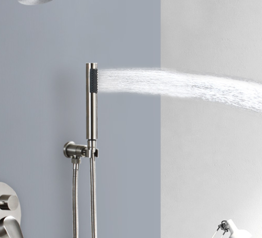 OEM Brushed Golden Concealed Rain Shower Faucets