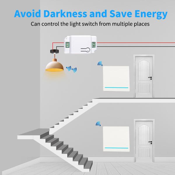 Cheap Smart Control Wireless Remote Control Switch Max Power 220W For Industrial Applications for sale