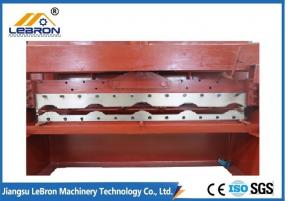 Best Red Color Glazed Tile Roll Forming Machine , CNC Control Roof Tile Forming Machine wholesale