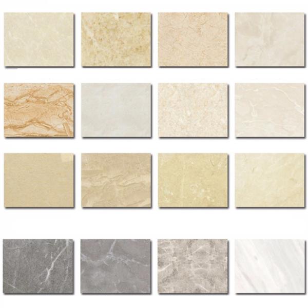 Marmo Calacatta Marble Table With Brushed Gold Stainless Steel Base For Restaurant / Hotel