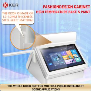 China Hotel Check In Passport Scanner Kiosk Android Self Service Check In And Check Out Terminal Self Service Terminal on sale
