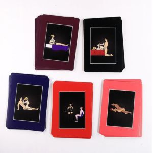 Custom CMYK Printing Matt Finished 50 Sexual Positions Cards