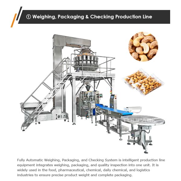 Automatic Multi-Weigher Vertical Packaging Machine For Snack And Biscuit Packaging For Dried Fruit