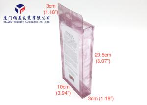 China Autom Lock Bottom PET Plastic Box Rectangle Shape Custom Printed Plastic Boxes on sale