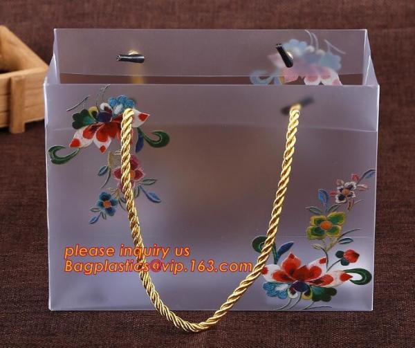 Modern and elegant in fashion promotional blue jewelry packaging gift bag, Promotional Gift Bag For Kids Party,handle pa
