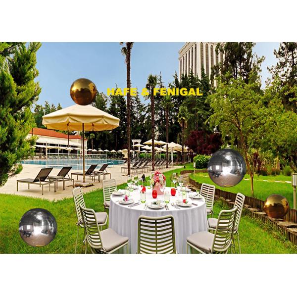 1m 1.5m 2m Inflatable Mirror Balloon For Wedding