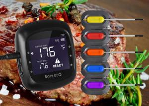 Best 100 Meters Bluetooth BBQ Thermometer With Food Grade 304 Stainless Steel Probe wholesale
