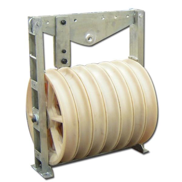 Seven Slots Conductor Stringing Blocks For Sealed Ball Bearings Optional Model