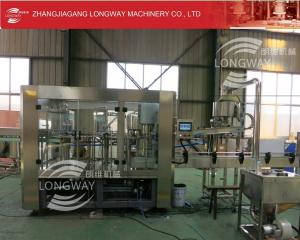 Zhangjiagang Rotary monobloc filling machine / small bottle filling capping machine steel