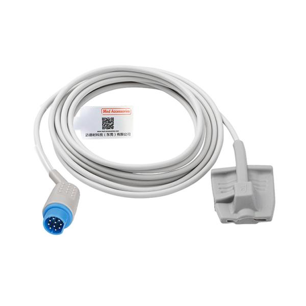 Cheap 10 Pin Round Finger Spo2 Sensor , Multiscene Spo2 Probe Sensor for sale