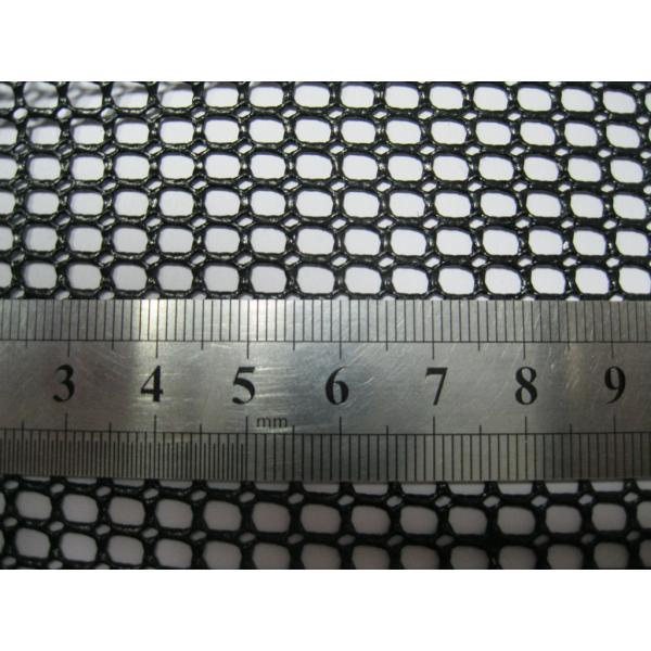 Reinforce PVC Coated Polyester Mesh , 50N/5cm Peeling Strength Building Safety Net