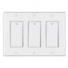 Smart Rohs 600W Wifi Wall Touch Switch US 3 Gang Alexa Light Switches for sale