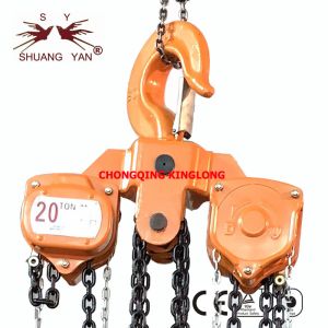 12m 20000KGS Scaffolding Chain Pulley Block Hoist