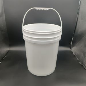 Best Custom Logo Round Plastic Bucket With Screen Printing / Heat Transfer / IML Printing wholesale