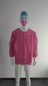 Best OEM Disposable Lab coat Purple and Pink Women Lab Coat SMS Disposable Lab coat for Women wholesale