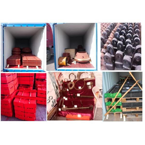 High Manganese Crusher Spare Parts Jaw Plate Customizable Color