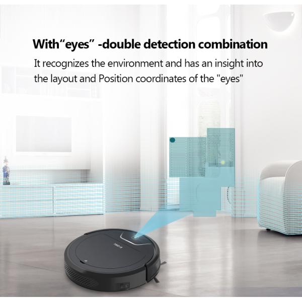 Super Powerful Automatic Robot Vacuum Cleaner With 2600mAh Lithium - Ion Battery