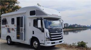 Best 4x2 RV Caravan Van Yuejin H500 High Roof Camper Recreational Vehicle ISO wholesale
