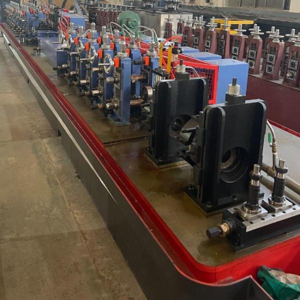 High Precision Stainless Steel Pipe Making Machine High Frequency Welded Pipe Mill Line