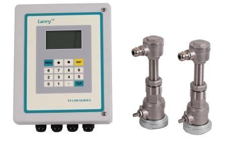 Cheap Stable Insertion Ultrasonic Flowmeter Wet Type Transducer With Data Logger for sale