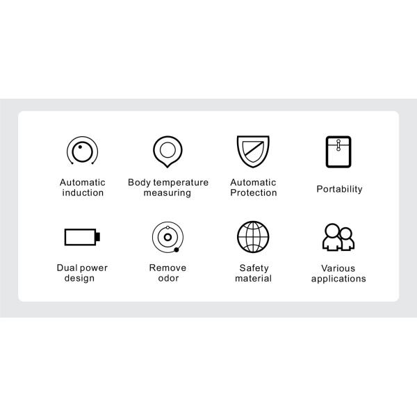 Wall Mounted Temp Test 1300ml Hand Sanitizer Dispenser