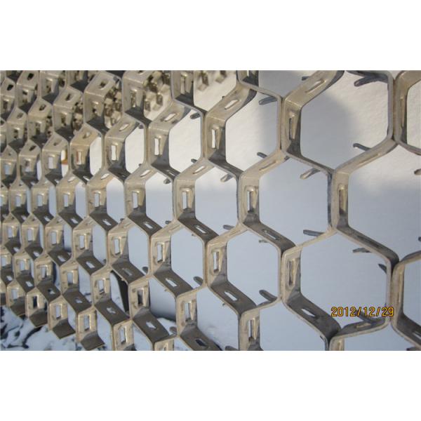 Lance Tabs Hex Mesh 310S Stainless Steel Hexagonal Hole 50mm 15mm Thickness 1mX1m