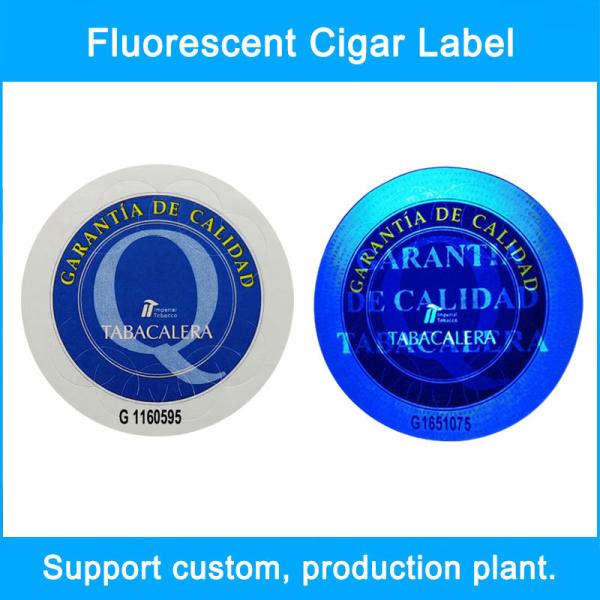 Cheap Glossy Finish Custom Security Stickers with Offset Printing and No Text Option for sale