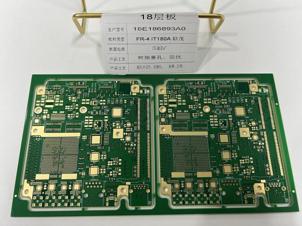 Cheap FR4 IT180 18Layers 3+N+3 HDI PCB Board prototype With Crimp Hole 3/3Mil Traces X RAY Tested HDI quickturn ENIG for sale