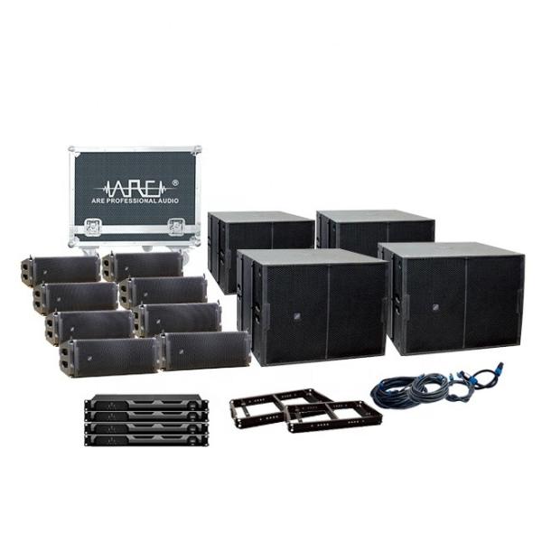Cheap ARE Audio Dual 12" Line Array PA System Set Professional Audio System Outdoor Line Array Church Line Array Speaker for sale
