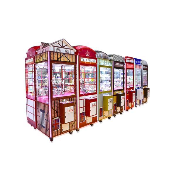 Playfun Indoor Amusement Coin Operated Machine Kids Crane Toy Two Claw Machine