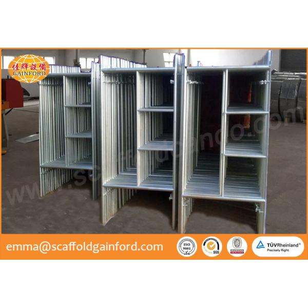 Q235 galvanized scaffolding frame scaffolding ladder frame H frame for civil construction building
