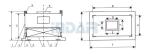 SS304 ISO HEPA Terminal Box Low Initial Pressure Drop With Diffuser Plate