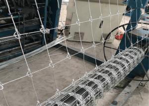 Best Fixed Knot Fence Making Machine , Woven Wire Automatic Chain Link Fence Machine wholesale