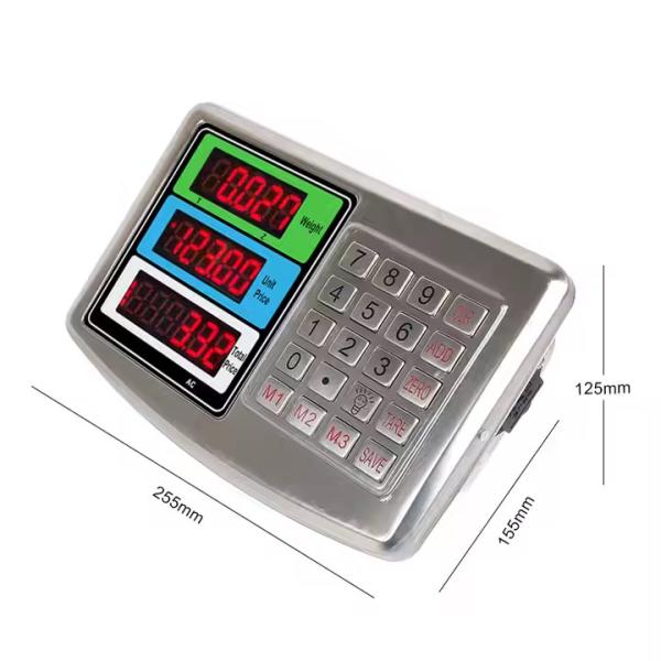 Cheap Digital Display Battery Powered S.s. Weighing Indicator For Platform Scale Computing Platform for sale