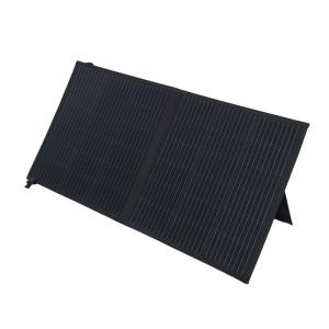 China 60W foldable solar blanket for camping with bracket on sale