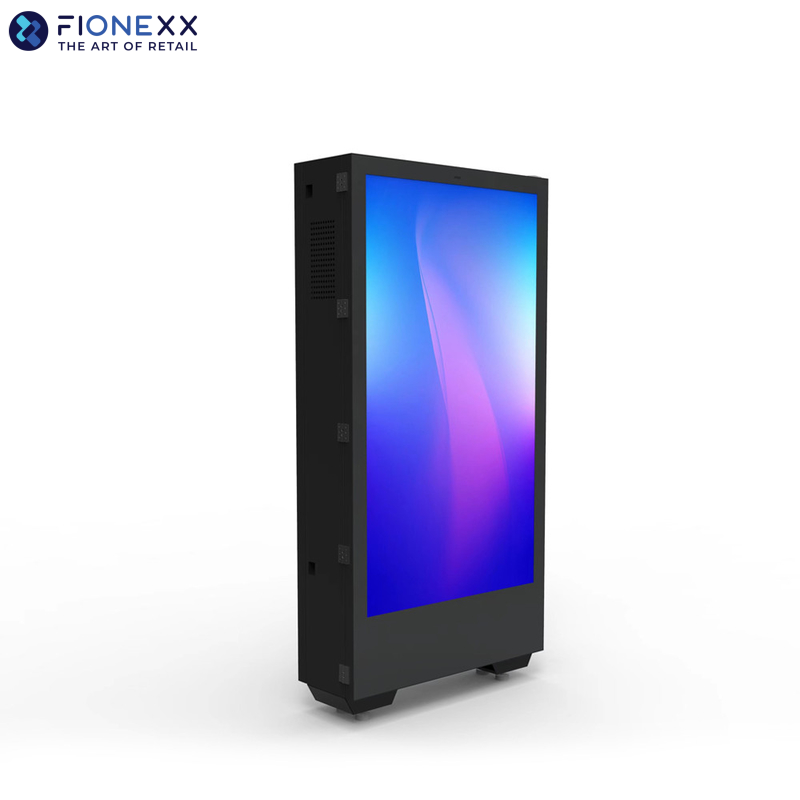 Fan Cooling Double Sided Digital Signage Bus Stop Display 75inch