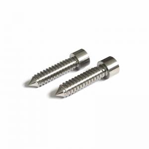 Best Size M16 ASTM GR5 Self Tapping Titanium Screw Bolts 65mm Length wholesale