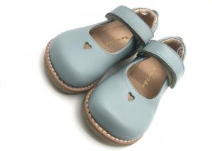 China Close Toe Real Leather Magic Tape Toddler Dress Shoes EU 21-30 on sale