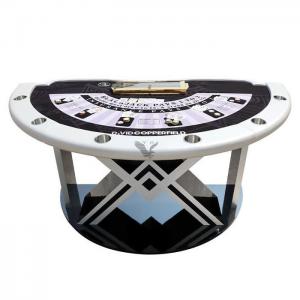 China Professional Casino Poker Table Solid Wooden Luxury Blackjack Table on sale
