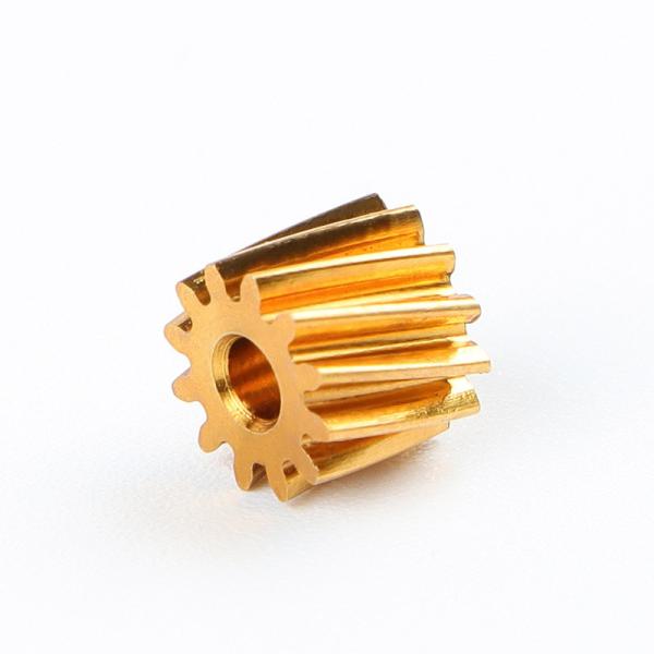 H62 Helical Gears 0.3-0.5mm Moulded Brass Gears Motor Teeth Gears For Motor Shafts