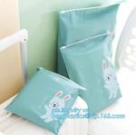 Frosted EVA cloth storage bag ladies large capacity custom foldable slider