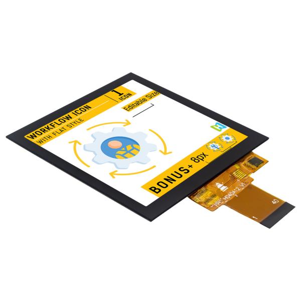 Cheap Square IPS TFT LCD Display 4 Inch 320x320 Dots With Pcap Monitor TFT module for sale