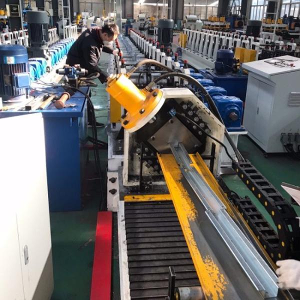 30KW Furring Channel Roll Forming Machine 20m/Min-75m/min For PPGI Tile