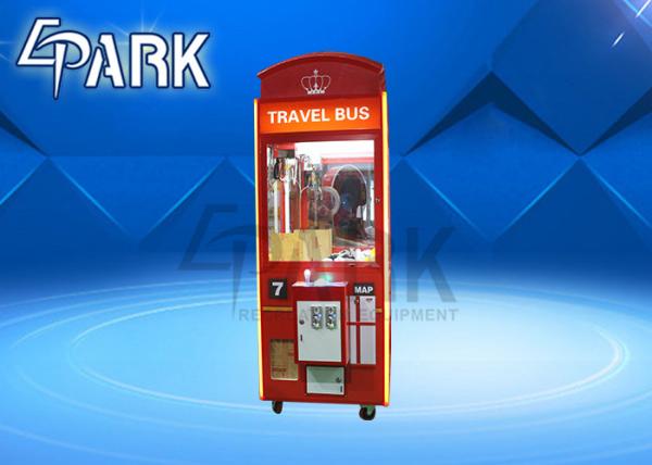 Cheap 1 Player Crane Game Machine Colorful Turntable LED Timer & Score Indicator for sale