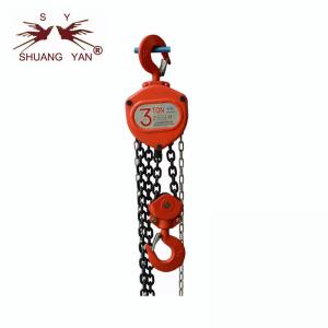 Best 3000KG Hoist Chain Block Manufacturer, Safety Latch For Chain Block Strong Hand Pulling Force wholesale