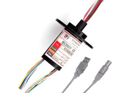 Cheap Capsule USB Slip Ring Transmitting Power And Signal No Package Loss No Cross Talk for sale