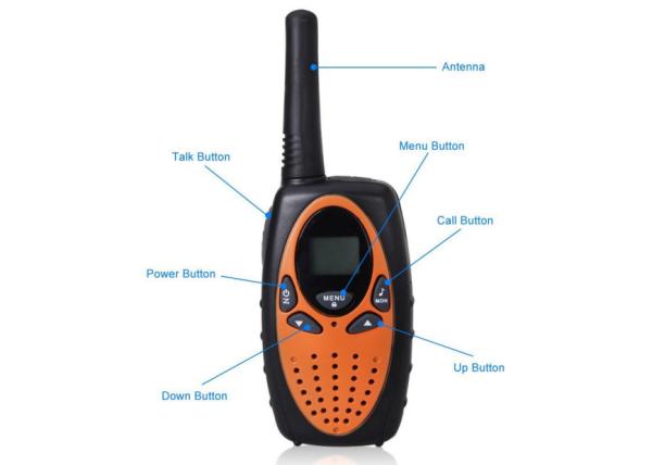 Cheap Multi Function USB Long Range Walkie Talkies With VOX Function Black Color for sale