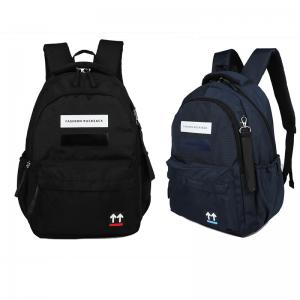 China Customized Black Laptop Bag Backpacks With Padded Shoulder Straps on sale