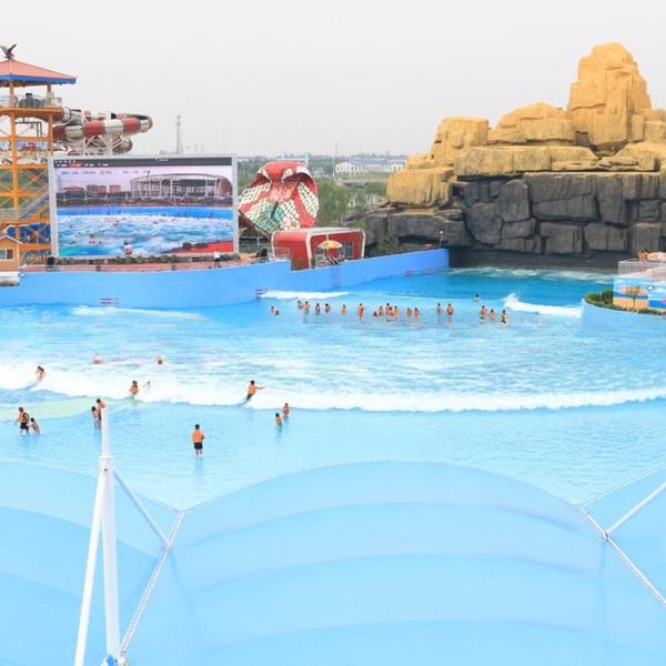 Big Scale Tsunami Wave Pool For Amusement Water Park Weather Proof